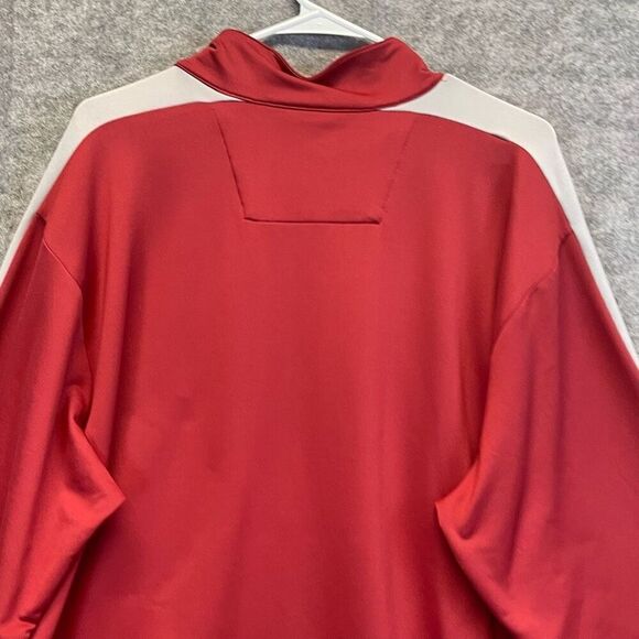ANTIGUA Oklahoma Sooners Pullover Men's XXL Red 1/2 Zip White OU Logo LS Jacket - Picture 9 of 13